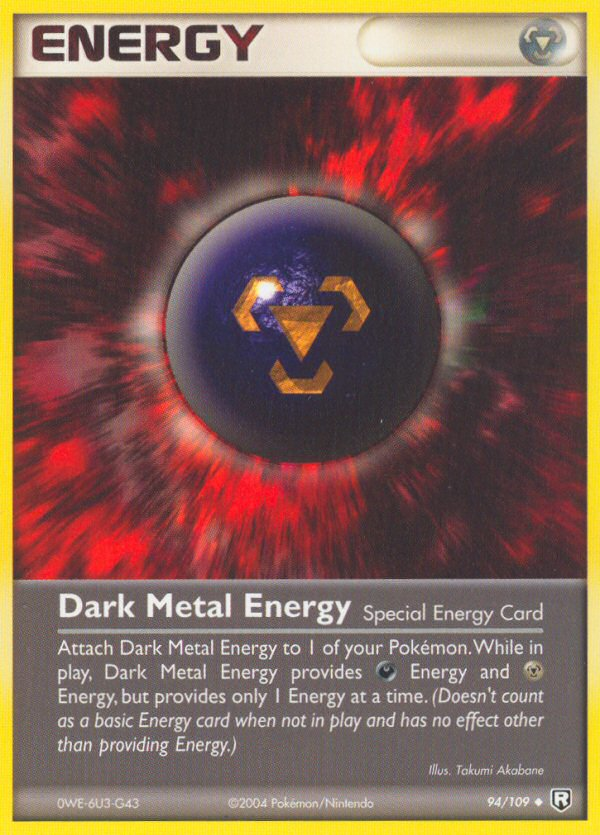 Dark Metal Energy (94/109) [EX: Team Rocket Returns] | Card Citadel