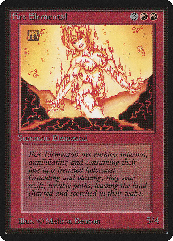 Fire Elemental [Limited Edition Beta] | Card Citadel