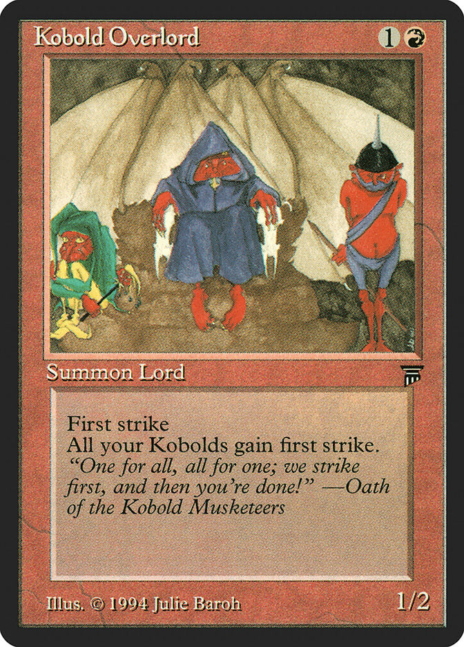 Kobold Overlord [Legends] | Card Citadel