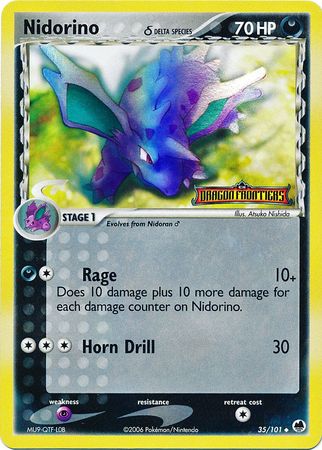 Nidorino (35/101) (Delta Species) (Stamped) [EX: Dragon Frontiers] | Card Citadel