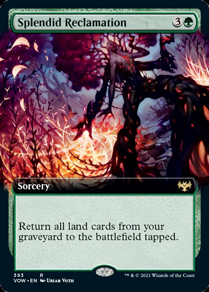 Splendid Reclamation (Extended) [Innistrad: Crimson Vow] | Card Citadel