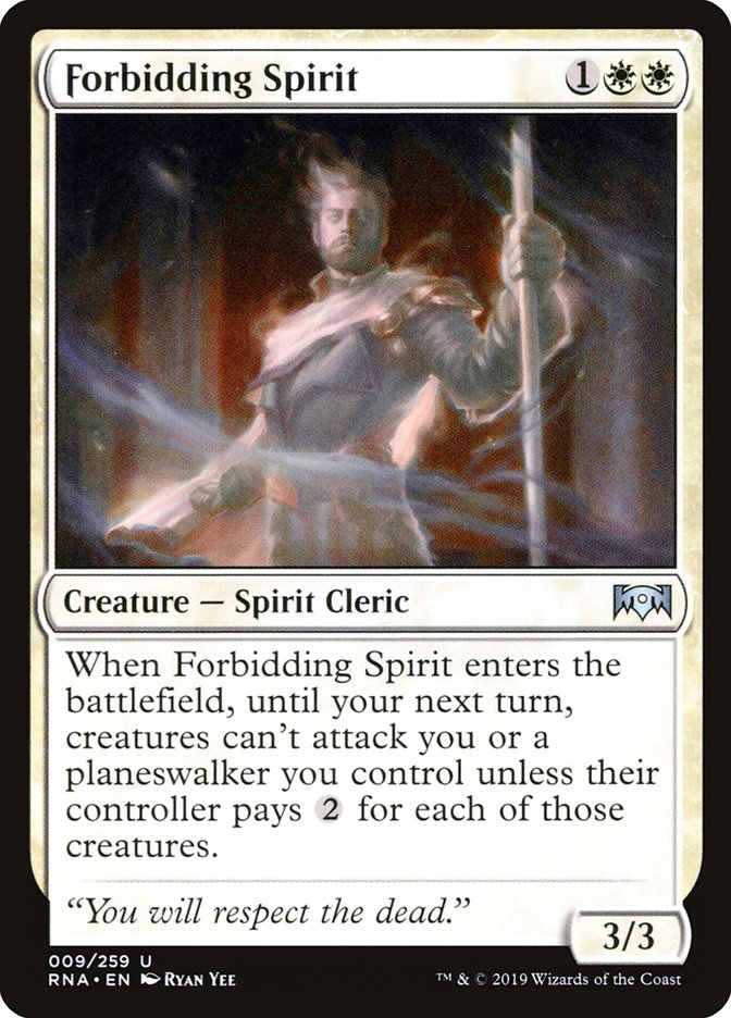 Forbidding Spirit [Ravnica Allegiance] | Card Citadel