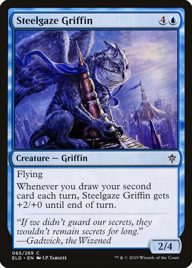 Steelgaze Griffin [Throne of Eldraine] | Card Citadel