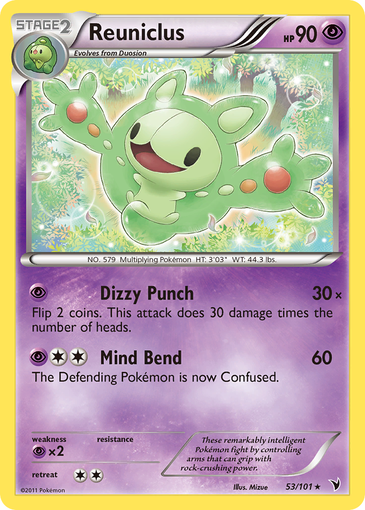 Reuniclus (53/101) [Black & White: Noble Victories] | Card Citadel