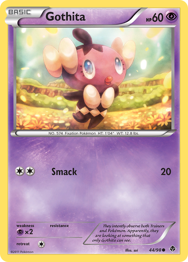 Gothita (44/98) [Black & White: Emerging Powers] | Card Citadel