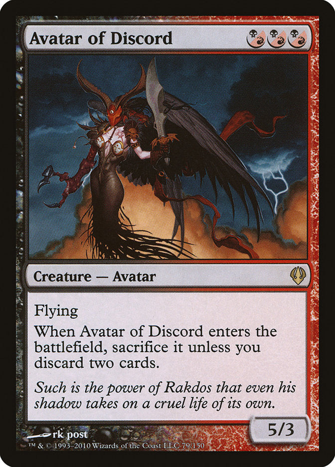 Avatar of Discord [Archenemy] | Card Citadel