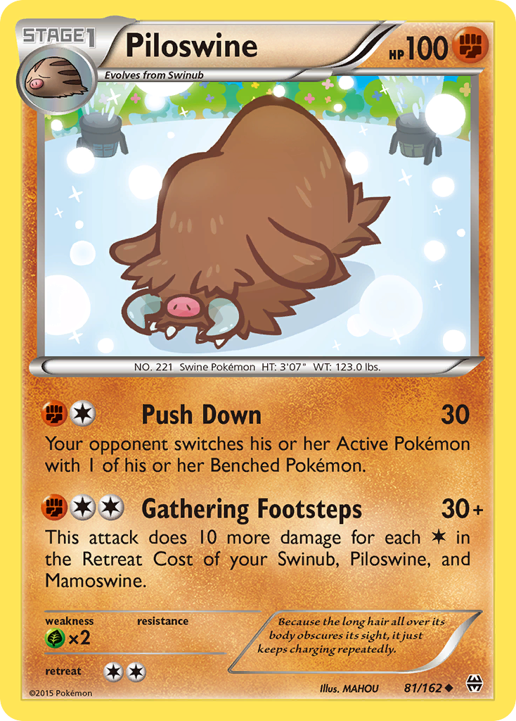 Piloswine (81/162) [XY: BREAKthrough] | Card Citadel