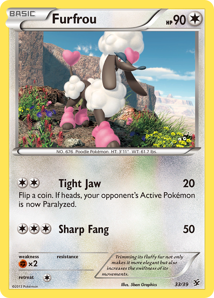 Furfrou (33/39) [XY: Kalos Starter Set] | Card Citadel