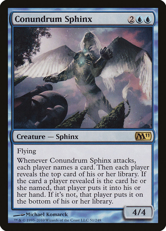 Conundrum Sphinx [Magic 2011] | Card Citadel