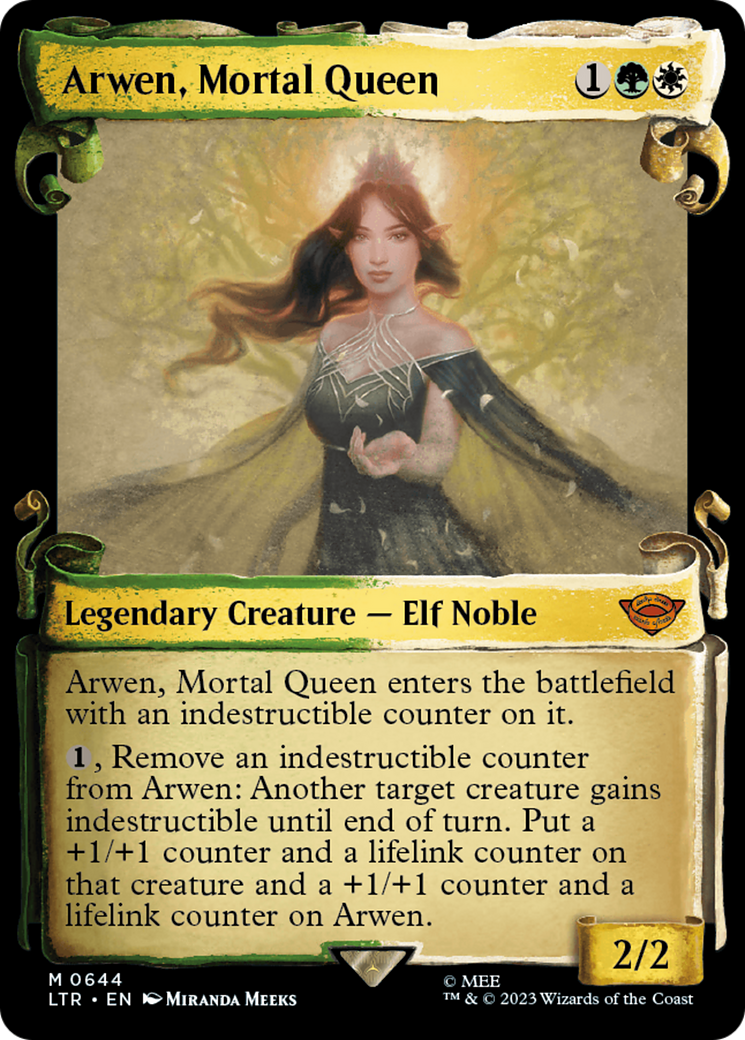 Arwen, Mortal Queen [The Lord of the Rings: Tales of Middle-Earth Showcase Scrolls] | Card Citadel