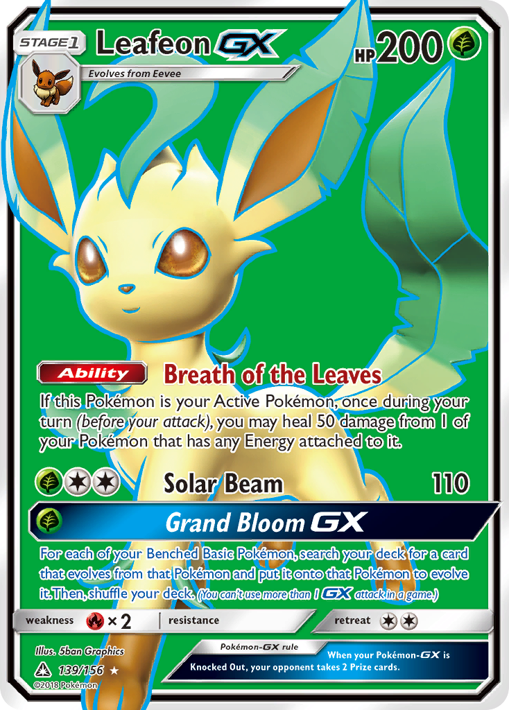 Leafeon GX (139/156) [Sun & Moon: Ultra Prism] | Card Citadel