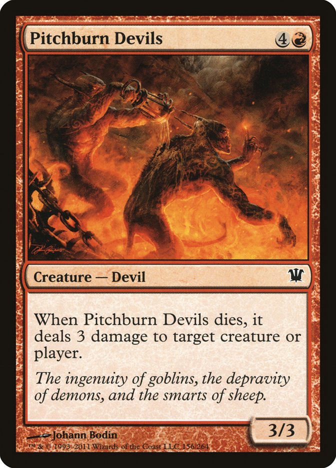 Pitchburn Devils [Innistrad] | Card Citadel