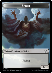 Treasure (20) // Spirit (14) Double-Sided Token [March of the Machine Tokens] | Card Citadel