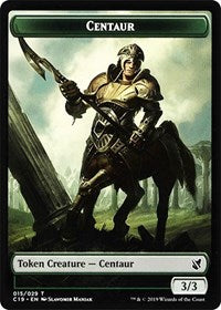 Centaur // Egg Double-sided Token [Commander 2019 Tokens] | Card Citadel