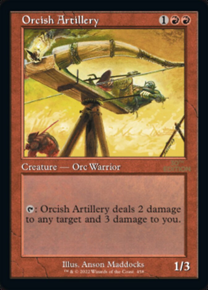 Orcish Artillery (Retro) [30th Anniversary Edition] | Card Citadel