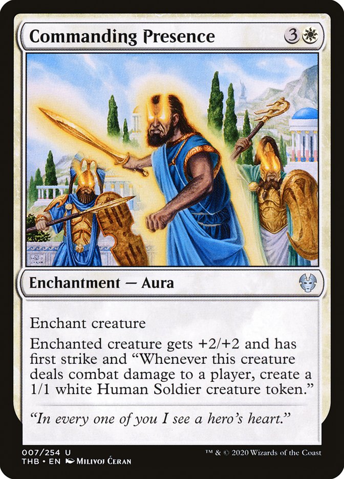 Commanding Presence [Theros Beyond Death] | Card Citadel