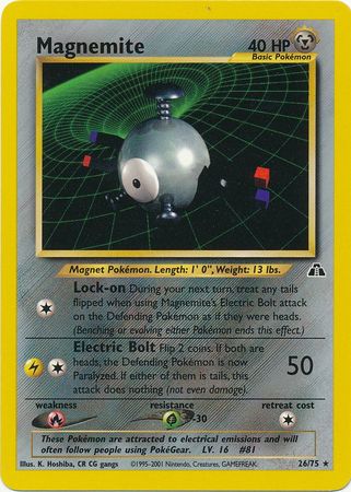 Magnemite (26/75) [Neo Discovery Unlimited] | Card Citadel