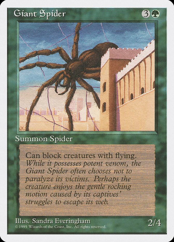 Giant Spider [Fourth Edition] | Card Citadel