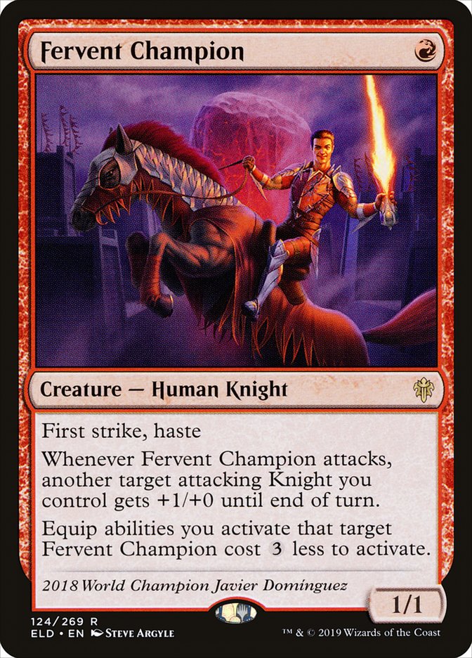 Fervent Champion [Throne of Eldraine] | Card Citadel