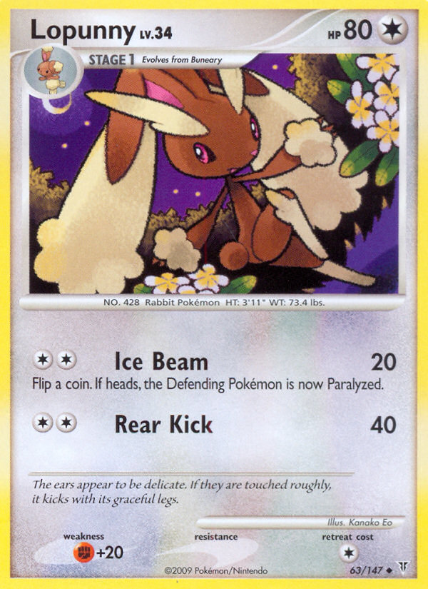 Lopunny (63/147) [Platinum: Supreme Victors] | Card Citadel