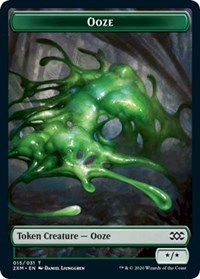 Ooze // Wurm (030) Double-sided Token [Double Masters Tokens] | Card Citadel