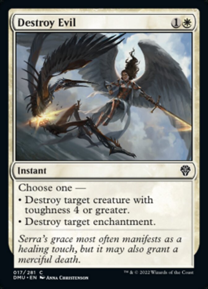 Destroy Evil [Dominaria United] | Card Citadel