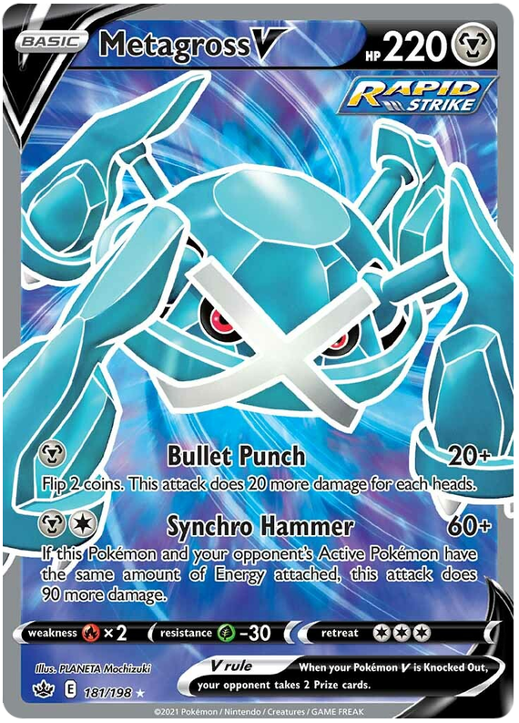 Metagross V (181/198) [Sword & Shield: Chilling Reign] | Card Citadel