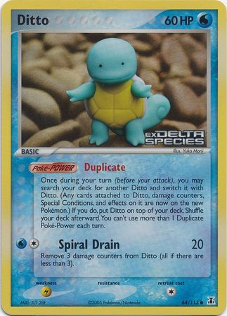 Ditto (64/113) (Stamped) [EX: Delta Species] | Card Citadel