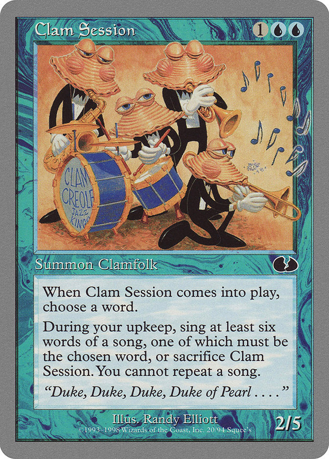 Clam Session [Unglued] | Card Citadel