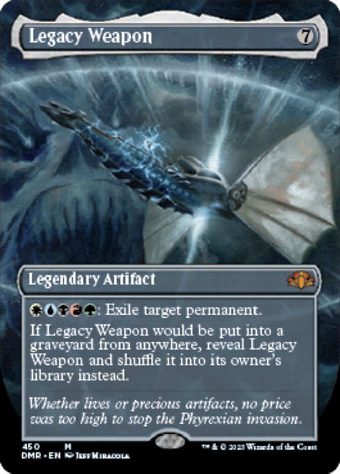 Legacy Weapon (Borderless Alternate Art) [Dominaria Remastered] | Card Citadel