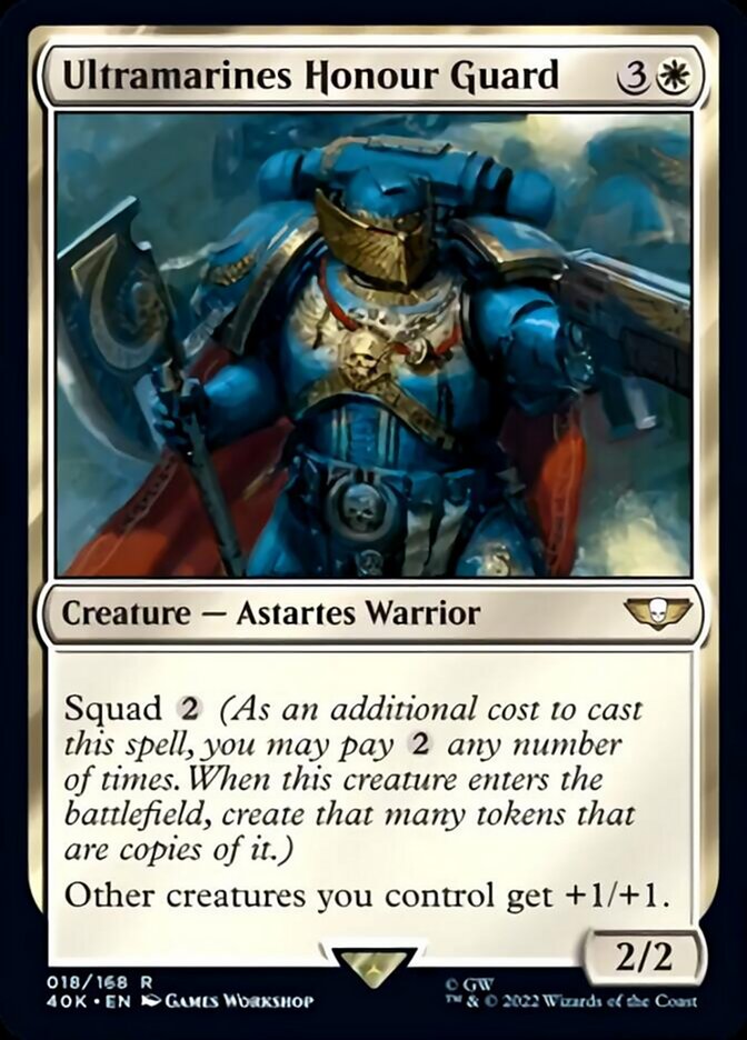 Ultramarines Honour Guard (Surge Foil) [Universes Beyond: Warhammer 40,000] | Card Citadel