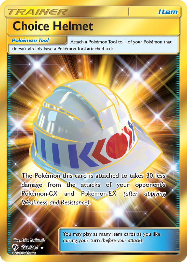 Choice Helmet (229/214) [Sun & Moon: Lost Thunder] | Card Citadel