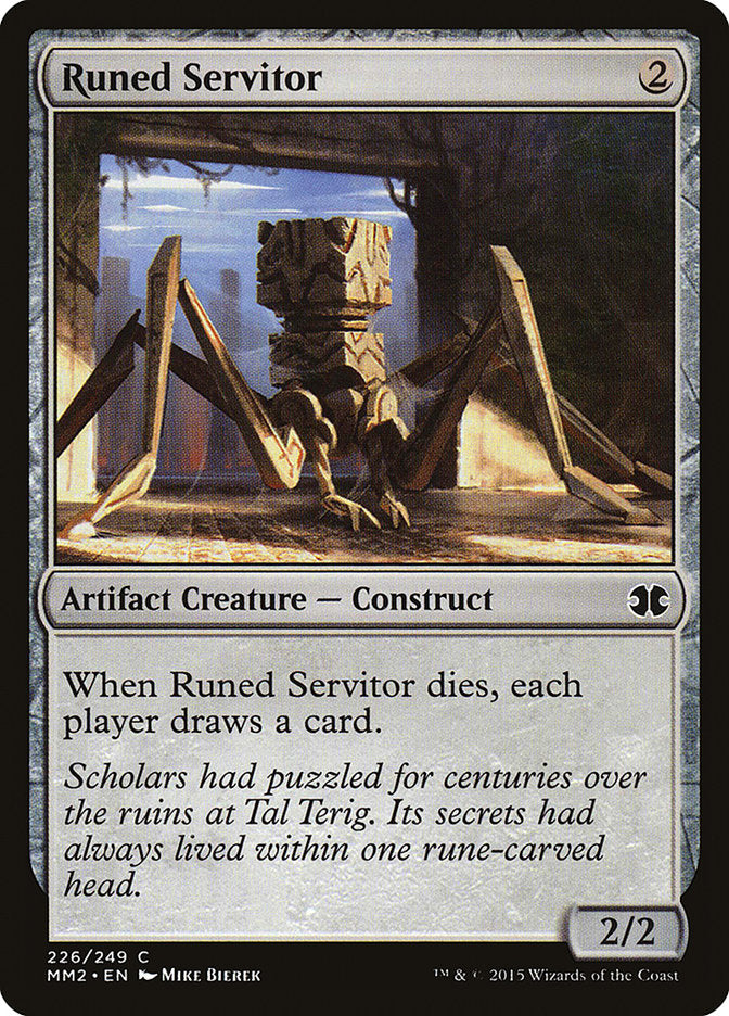 Runed Servitor [Modern Masters 2015] | Card Citadel