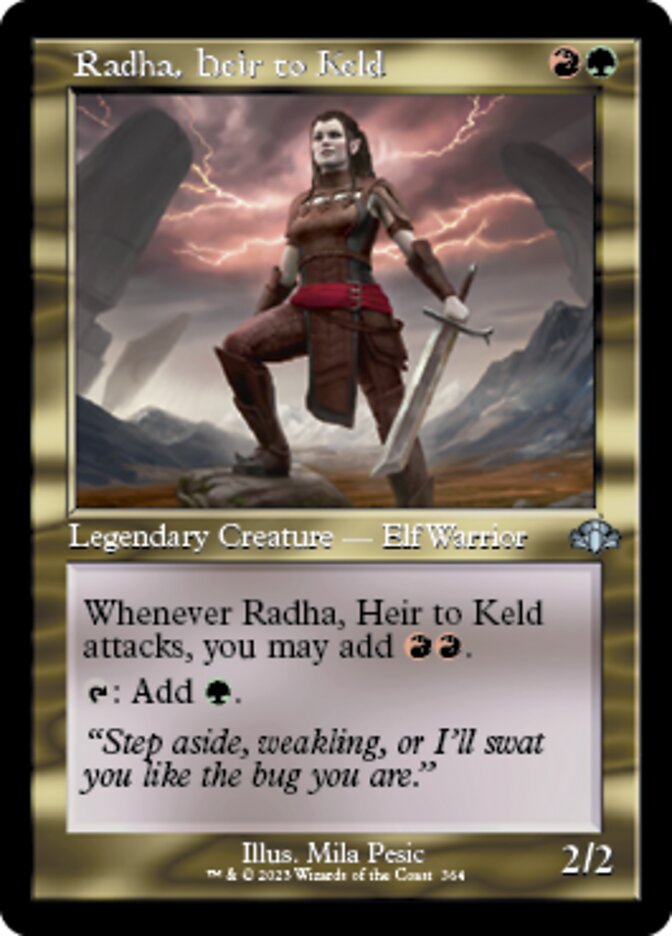 Radha, Heir to Keld (Retro) [Dominaria Remastered] | Card Citadel