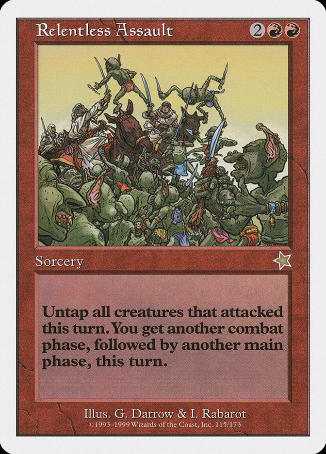 Relentless Assault [Starter 1999] | Card Citadel