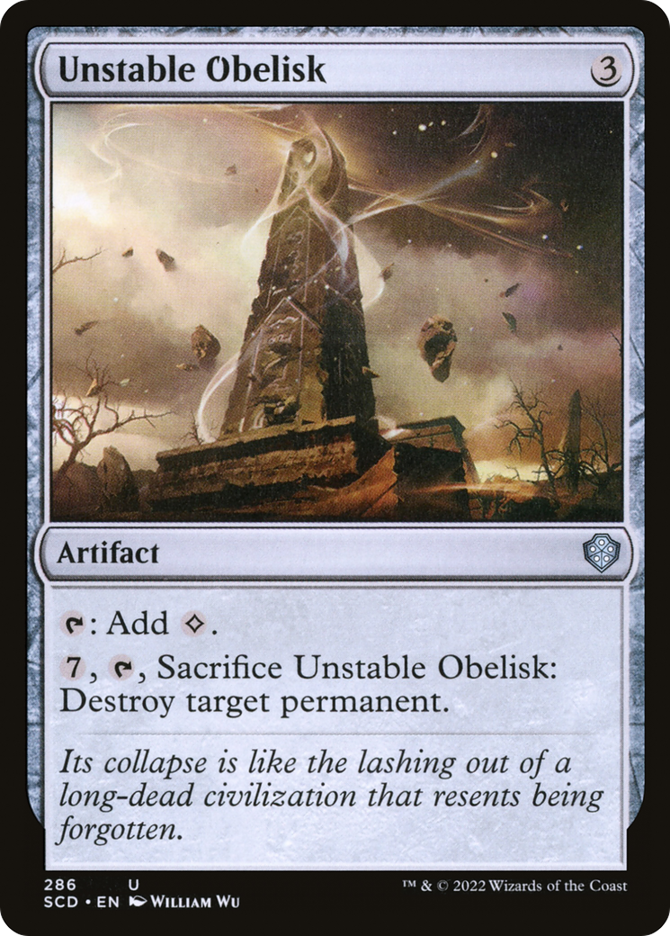 Unstable Obelisk [Starter Commander Decks] | Card Citadel