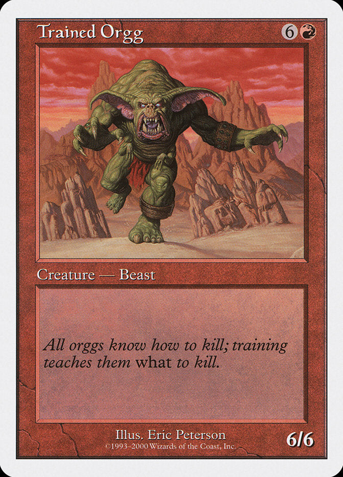 Trained Orgg [Starter 2000] | Card Citadel