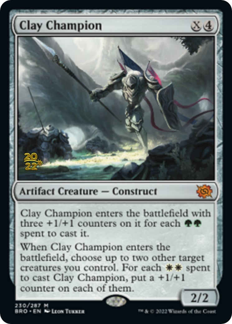 Clay Champion [The Brothers' War: Prerelease Promos] | Card Citadel