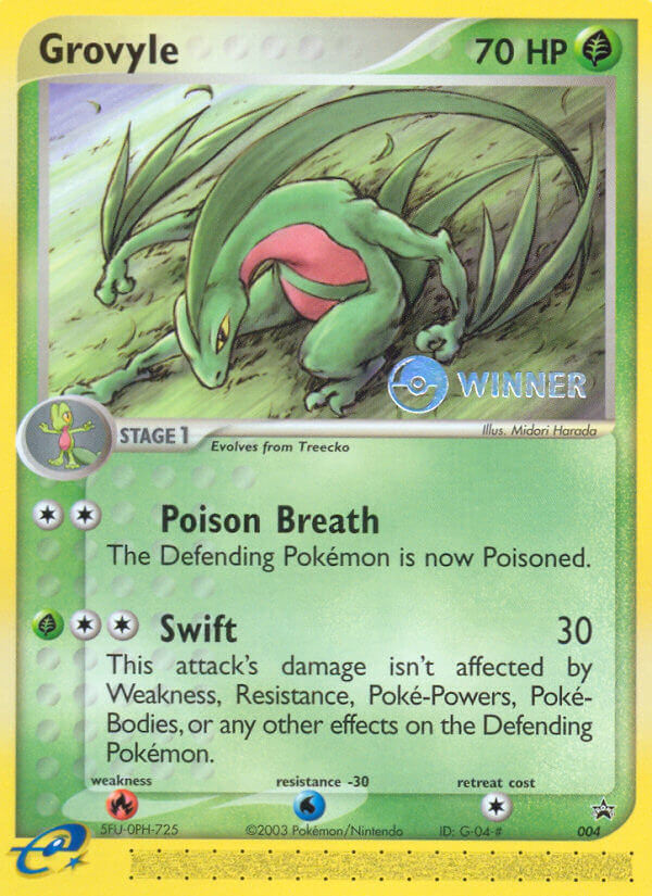 Grovyle (004) [Nintendo: Black Star Promos] | Card Citadel