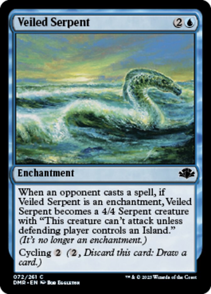 Veiled Serpent [Dominaria Remastered] | Card Citadel