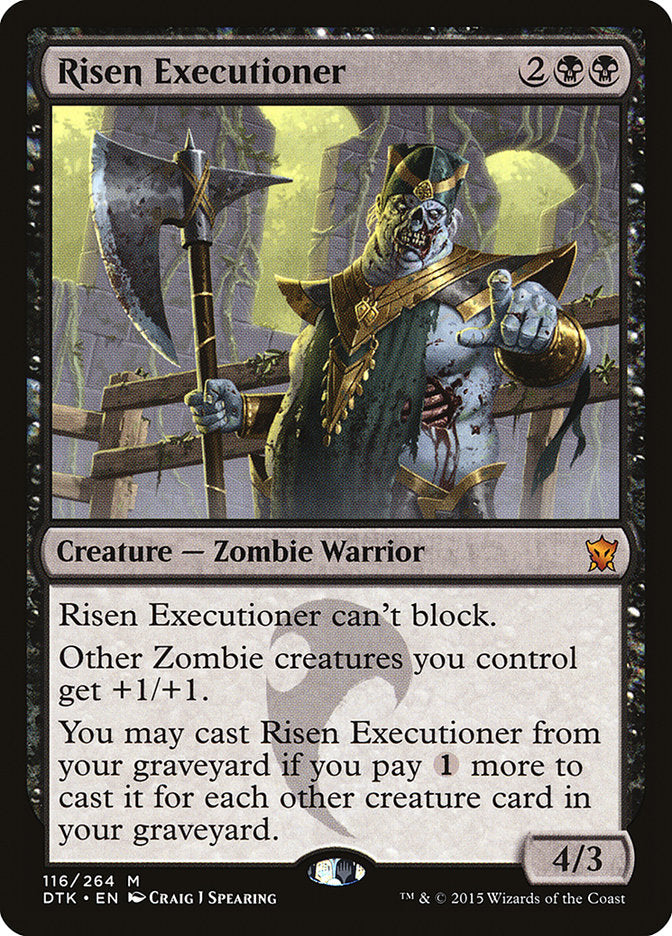 Risen Executioner [Dragons of Tarkir] | Card Citadel