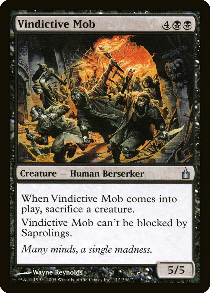 Vindictive Mob [Ravnica: City of Guilds] | Card Citadel