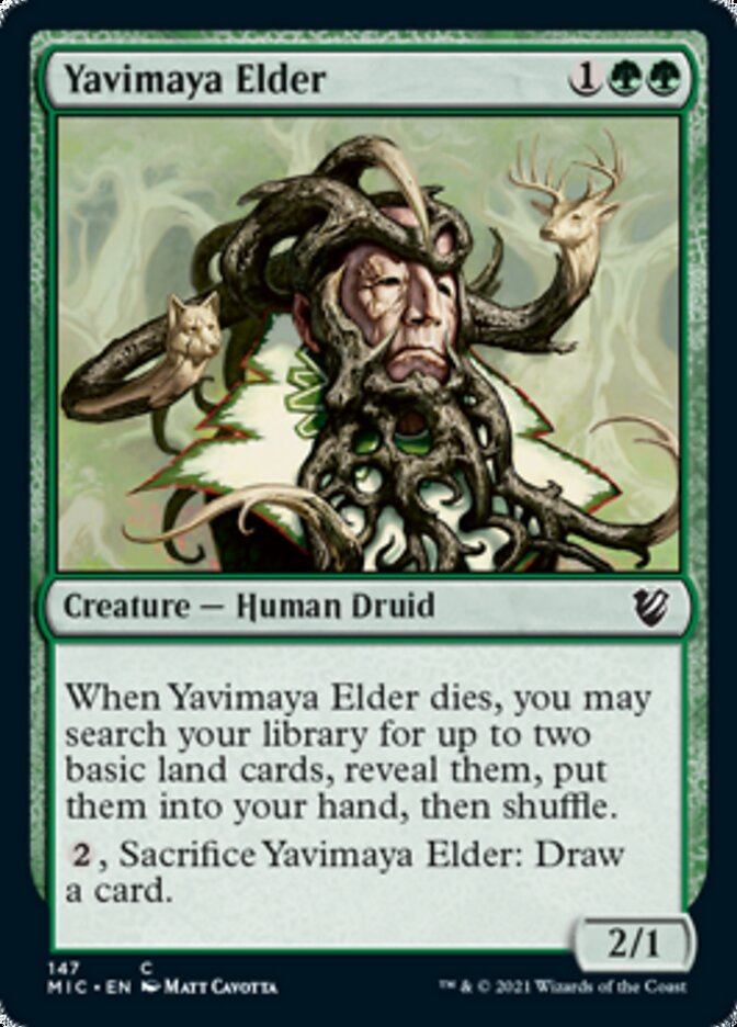 Yavimaya Elder [Innistrad: Midnight Hunt Commander] | Card Citadel