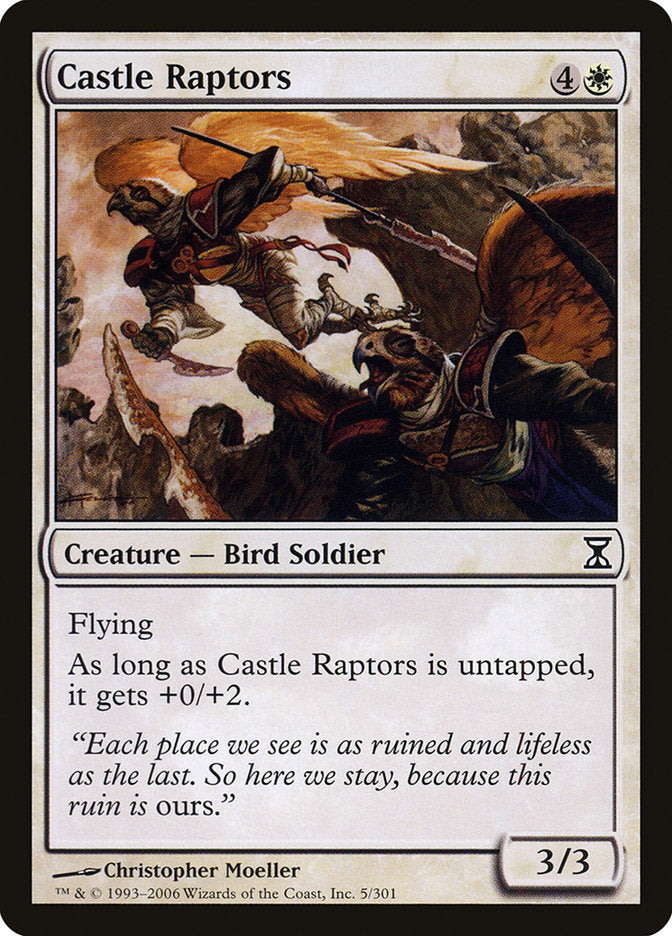 Castle Raptors [Time Spiral] | Card Citadel