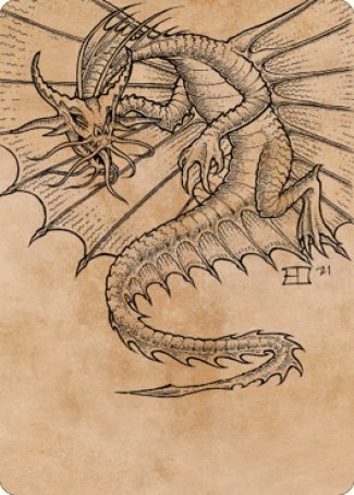 Ancient Gold Dragon Art Card (44) [Commander Legends: Battle for Baldur's Gate Art Series] | Card Citadel