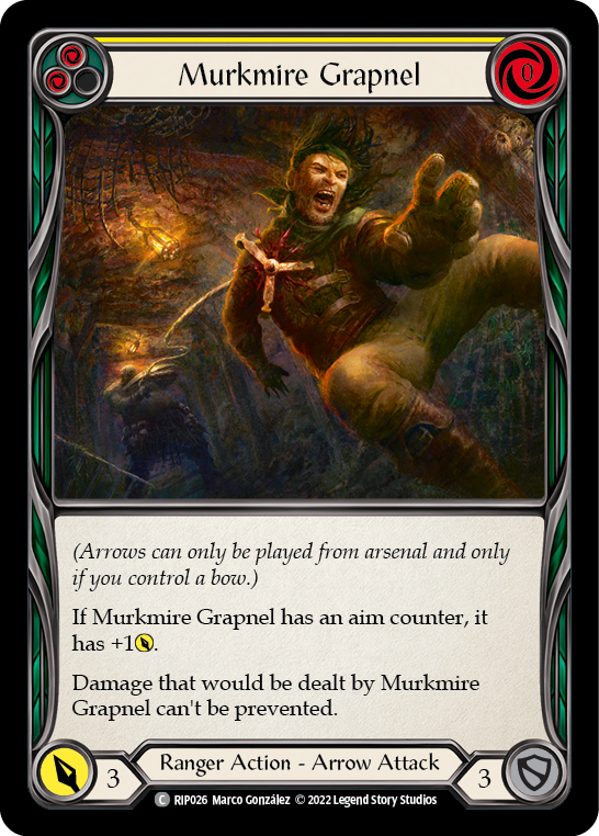 Murkmire Grapnel (Yellow) [RIP026] (Outsiders Riptide Blitz Deck) | Card Citadel