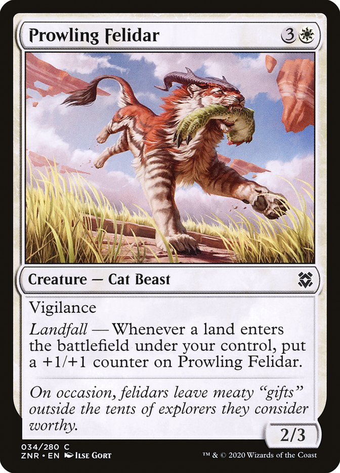 Prowling Felidar [Zendikar Rising] | Card Citadel