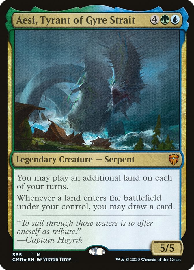 Aesi, Tyrant of Gyre Strait [Commander Legends Commander Deck] | Card Citadel