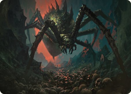 Shelob, Child of Ungoliant Art Card [The Lord of the Rings: Tales of Middle-earth Art Series] | Card Citadel