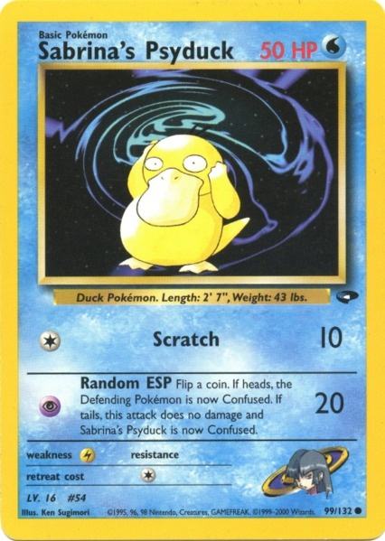 Sabrina's Psyduck (99/132) [Gym Challenge Unlimited] | Card Citadel